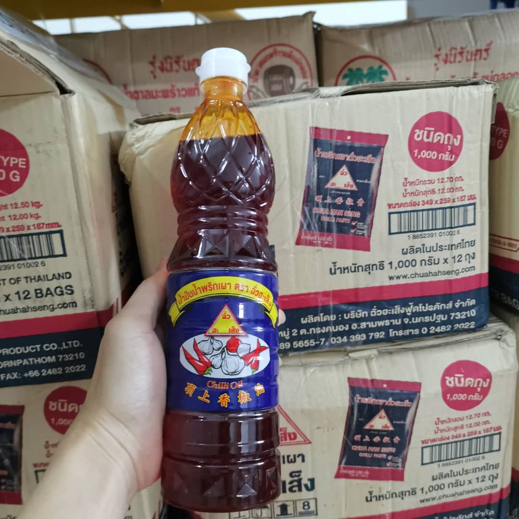 720ml Chua Hah Seng Tom Yam Chili Oil 泰国蔡合盛辣椒油 顶上香椒油