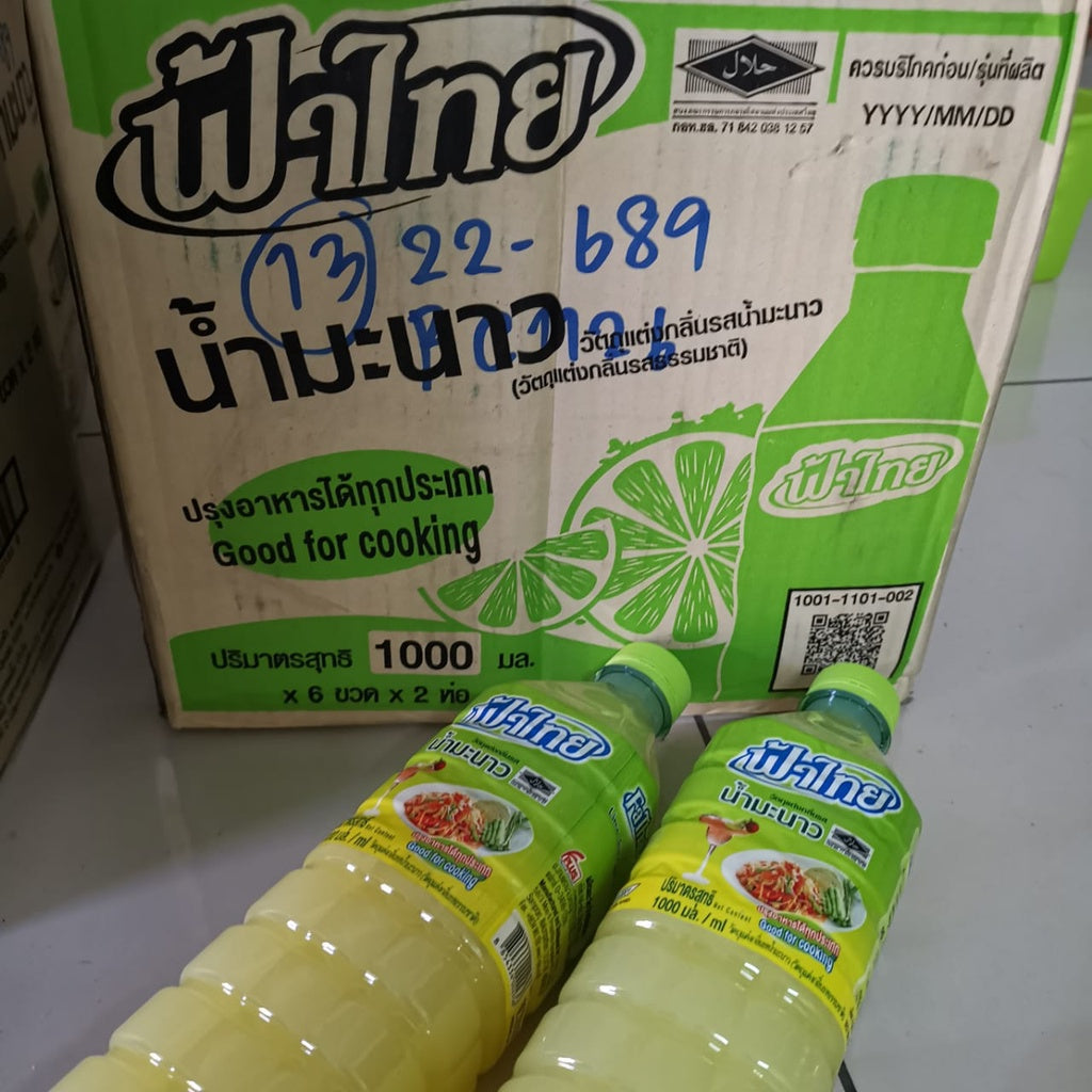 1000ml Fa Thai Lime Juice 45% 泰国发泰酸柑汁 น้ำมะนาวฟ้าไทย