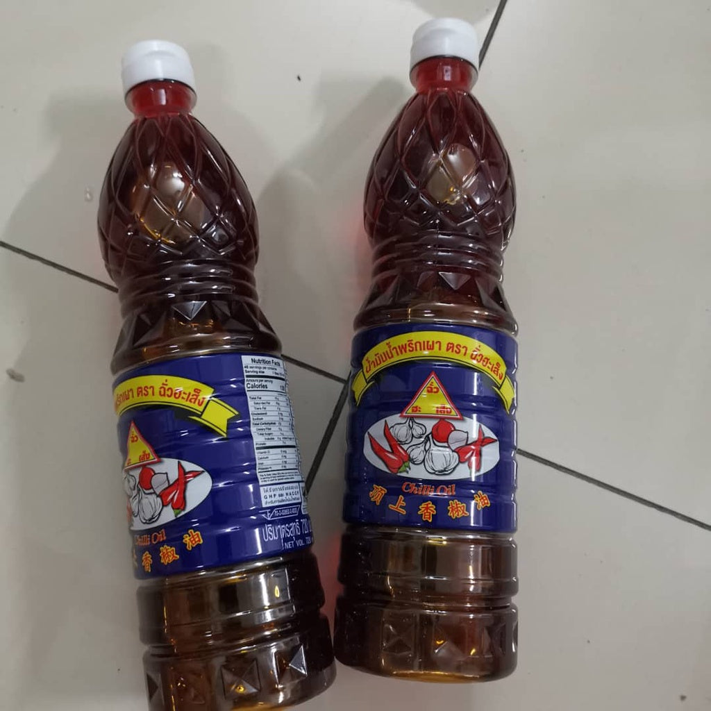 720ml Chua Hah Seng Tom Yam Chili Oil 泰国蔡合盛辣椒油 顶上香椒油