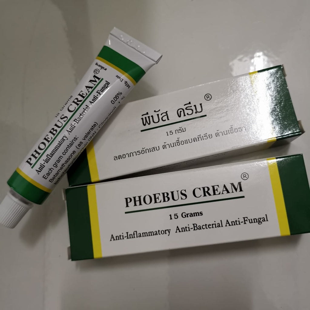 Thailand Phoebus cream 15g พีบัสครีม