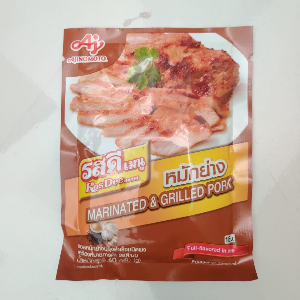 Rosdee Menu Kaprao Gapao Rosdee Green Curry Ajinomoto