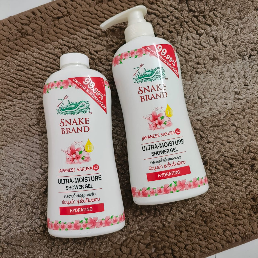 450ml x 2pcs Thailand Snake Brand Shower Gel 泰国蛇牌沐浴露