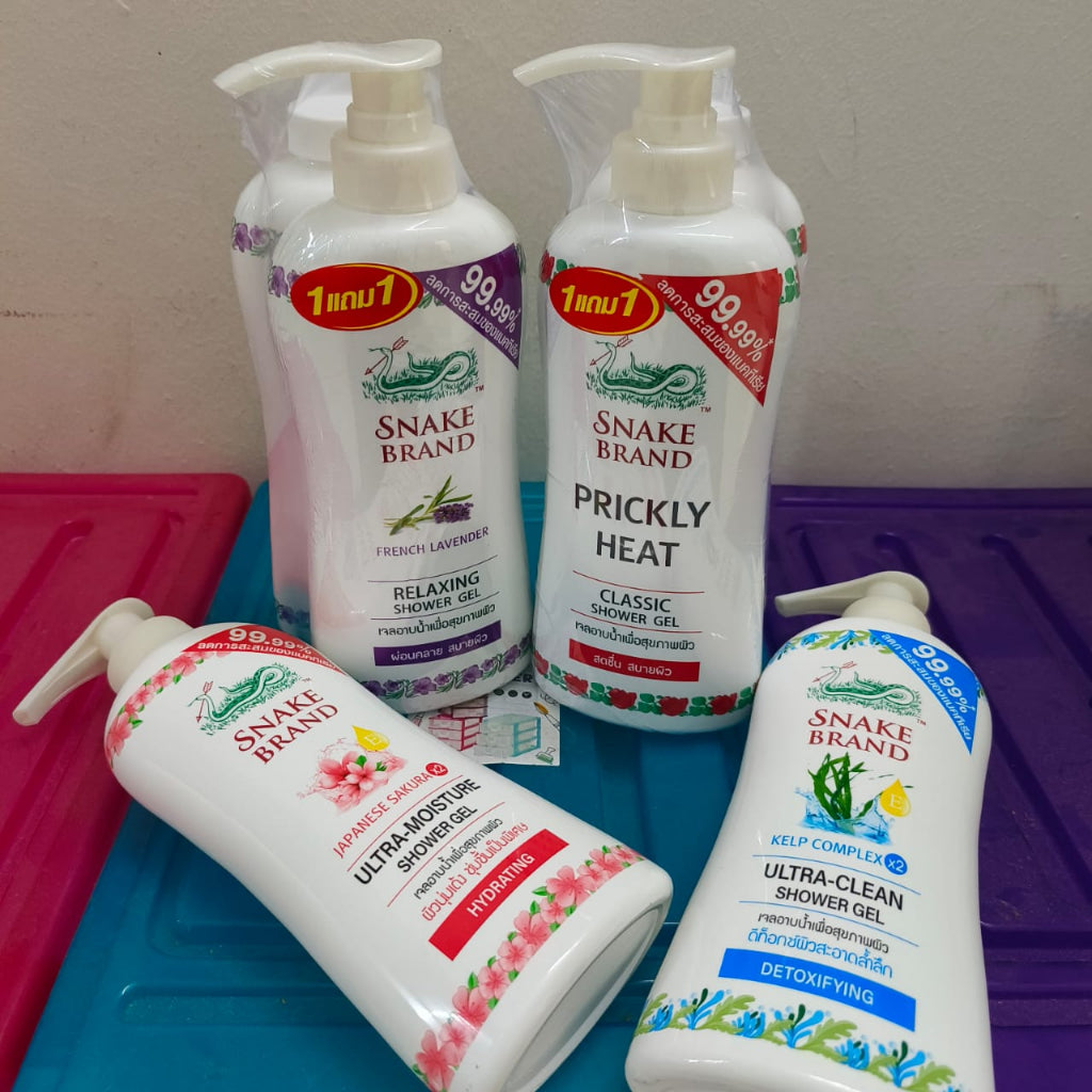 450ml x 2pcs Thailand Snake Brand Shower Gel 泰国蛇牌沐浴露