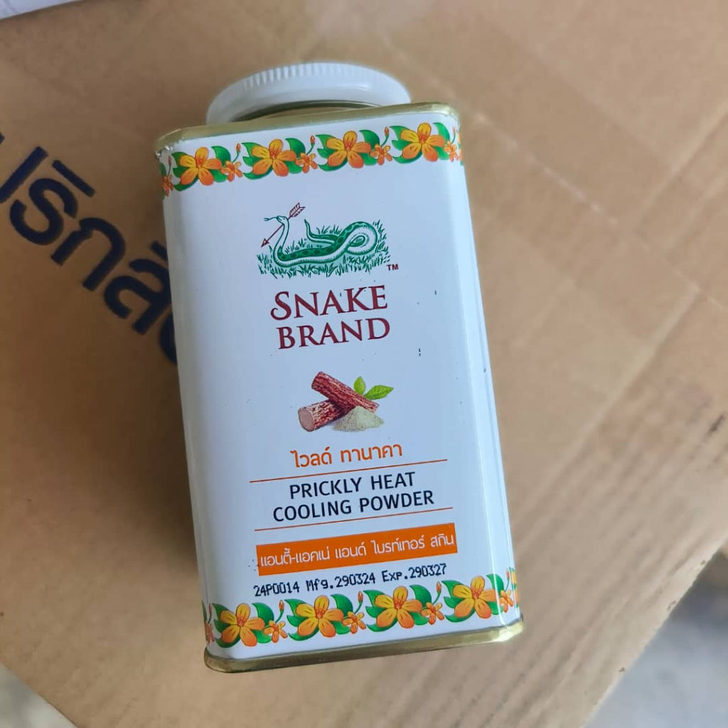 Original Thailand Snake Brand Prickly Heat Cooling Powder 泰国蛇粉