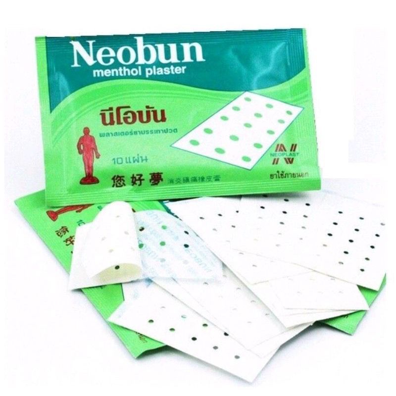 泰国你好梦药贴布 Thailand Neobun 您好梦 泰国明陀博 Thai Mentopas Plaster