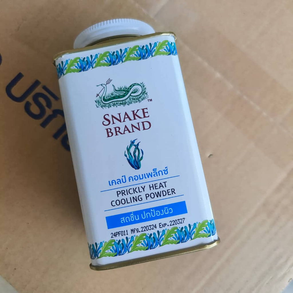 Original Thailand Snake Brand Prickly Heat Cooling Powder 泰国蛇粉