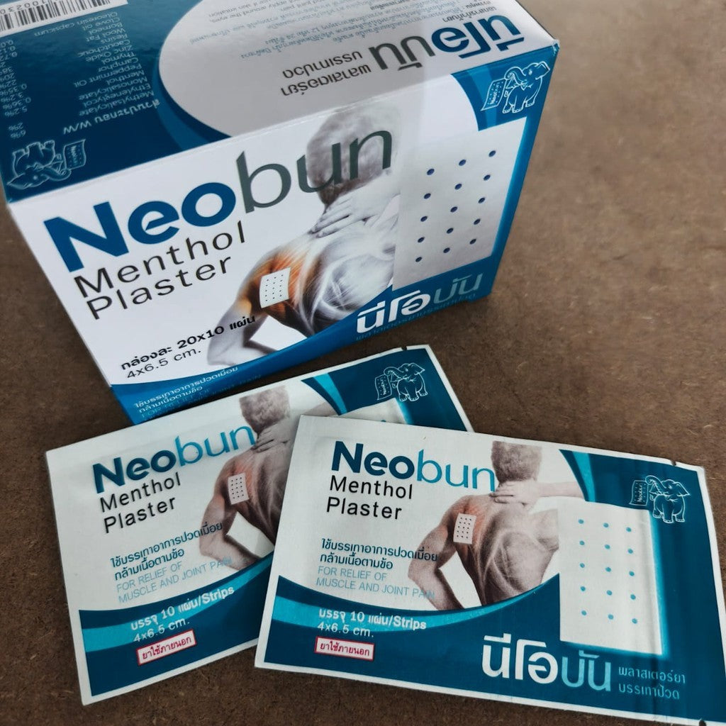 泰国你好梦药贴布 Thailand Neobun 您好梦 泰国明陀博 Thai Mentopas Plaster