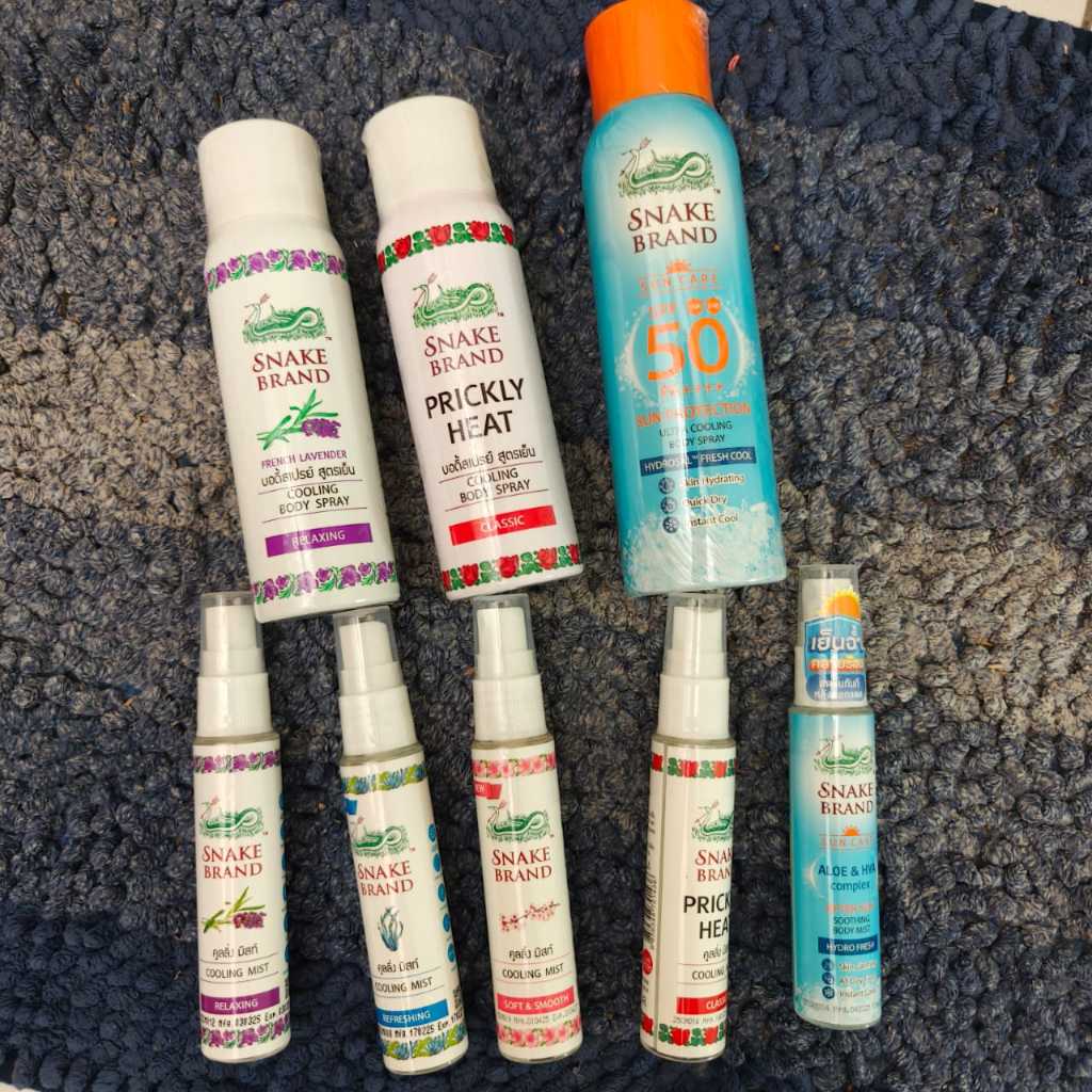 泰国降温喷雾 Snake Brand Prickly Heat Cooling Fresh Classic Body Spray