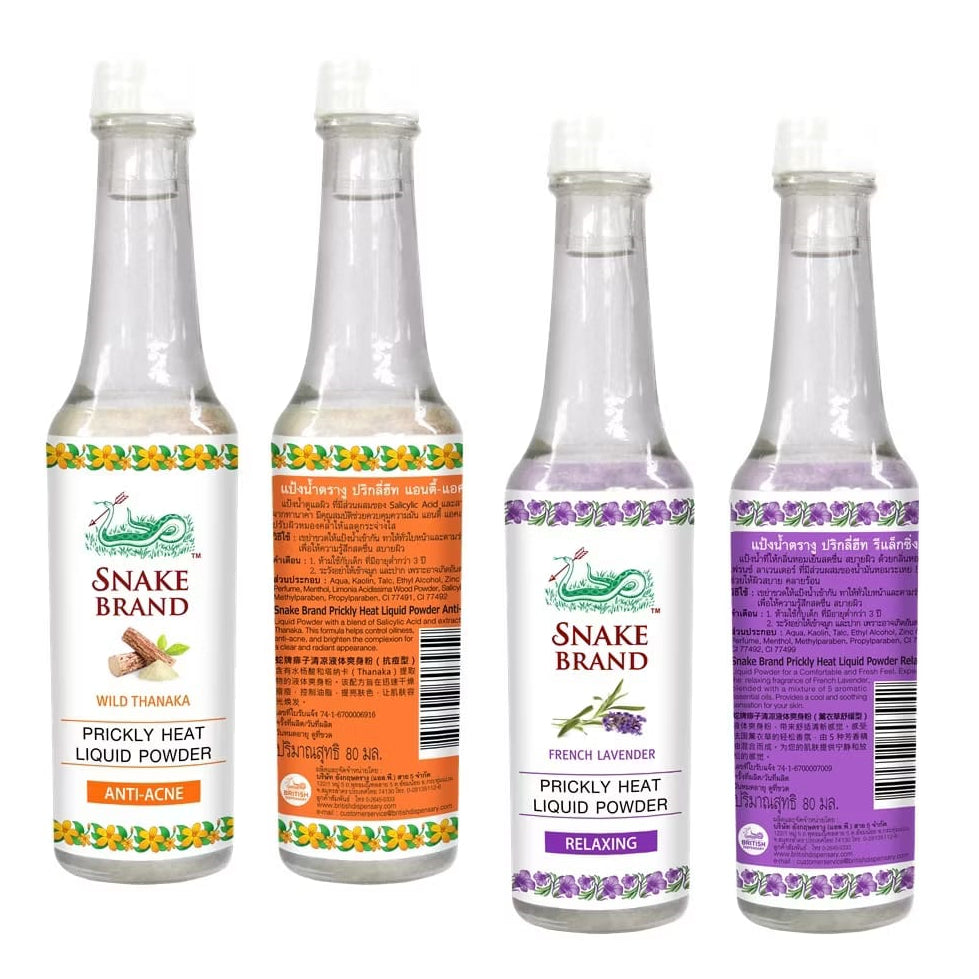 Snake Brand Prickly Heat Liquid Powder 80ml