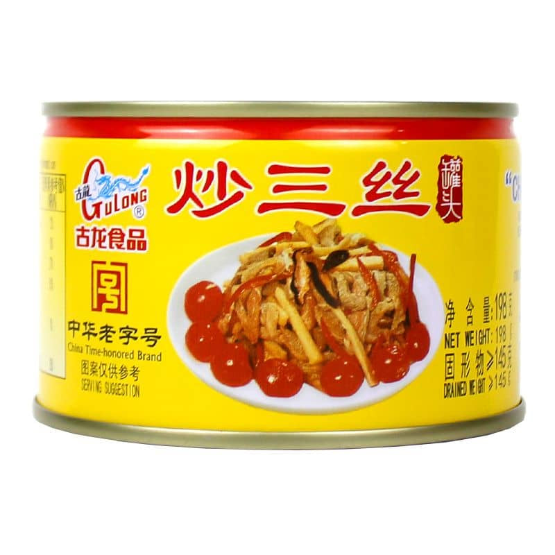 古龙产品系列 古龙食品 古龙红烧猪肉 香菇肉酱 五香肉丁 古龙红烧扣肉 香菇猪脚腿 古龙沙茶肉酱 Gulong Canned Foods
