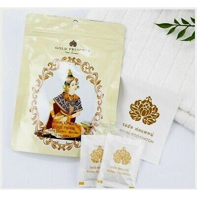 泰国皇家足贴 暖宫贴 Gold princess Royal Detoxification Foot Pastch 10pcs