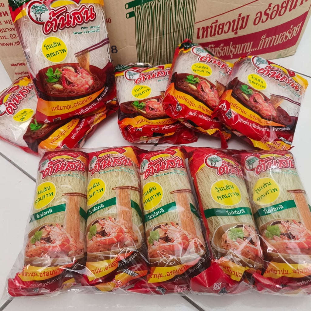 泰国冬粉 泰国绿豆冬粉 Pine Brand Unbleached Bean Vermicelli
