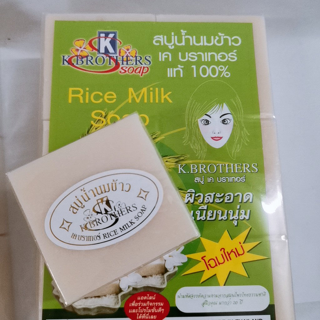 泰国白米肥皂 K Brothers & Jam Rice Milk