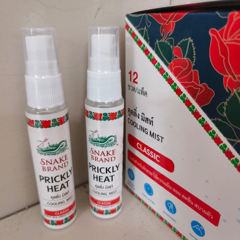 泰国降温喷雾 Snake Brand Prickly Heat Cooling Fresh Classic Body Spray