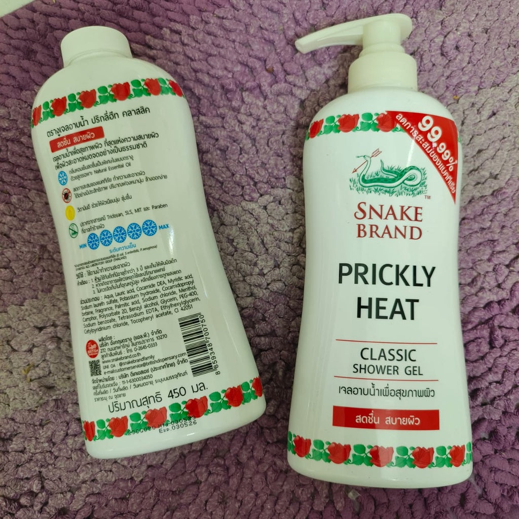 450ml x 2pcs Thailand Snake Brand Shower Gel 泰国蛇牌沐浴露