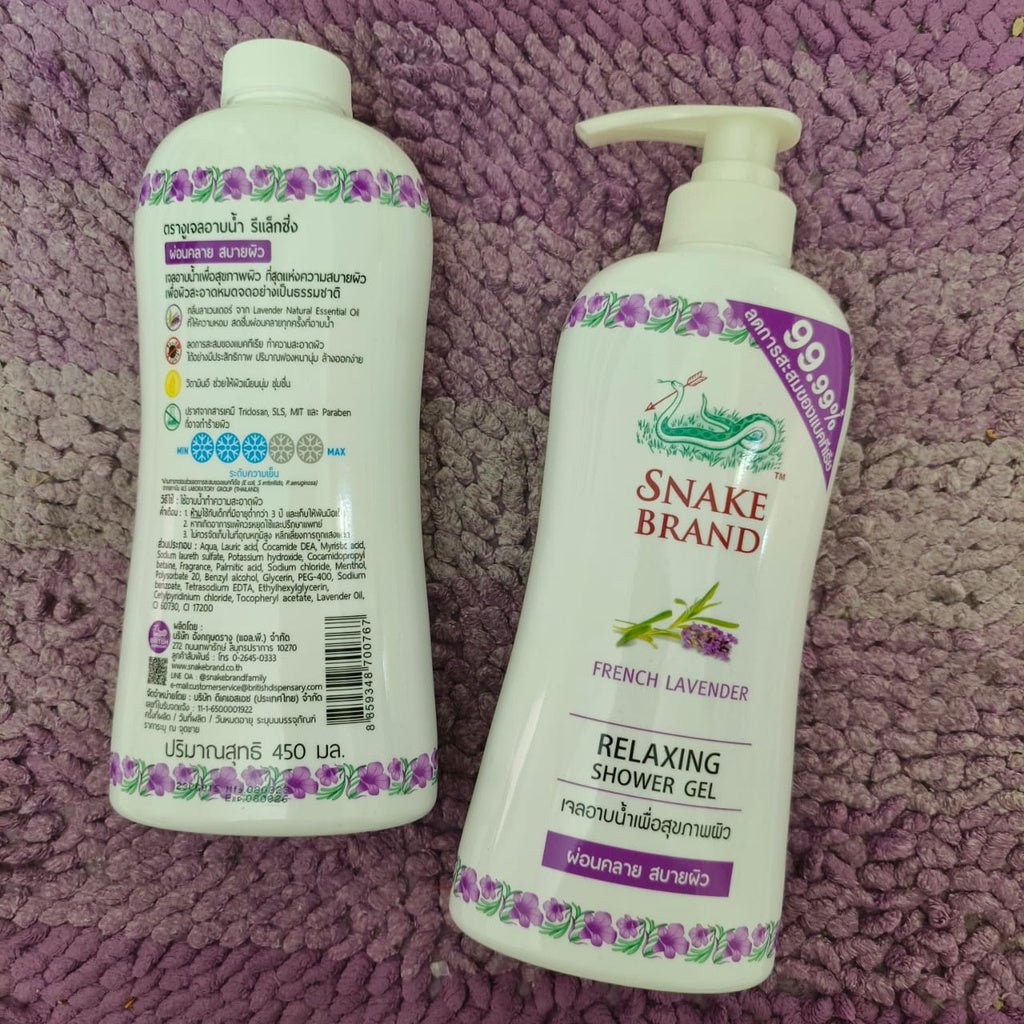 450ml x 2pcs Thailand Snake Brand Shower Gel 泰国蛇牌沐浴露