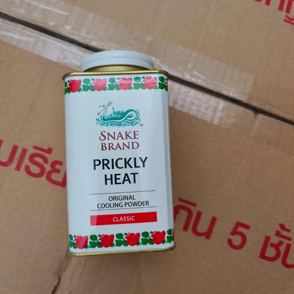 Original Thailand Snake Brand Prickly Heat Cooling Powder 泰国蛇粉