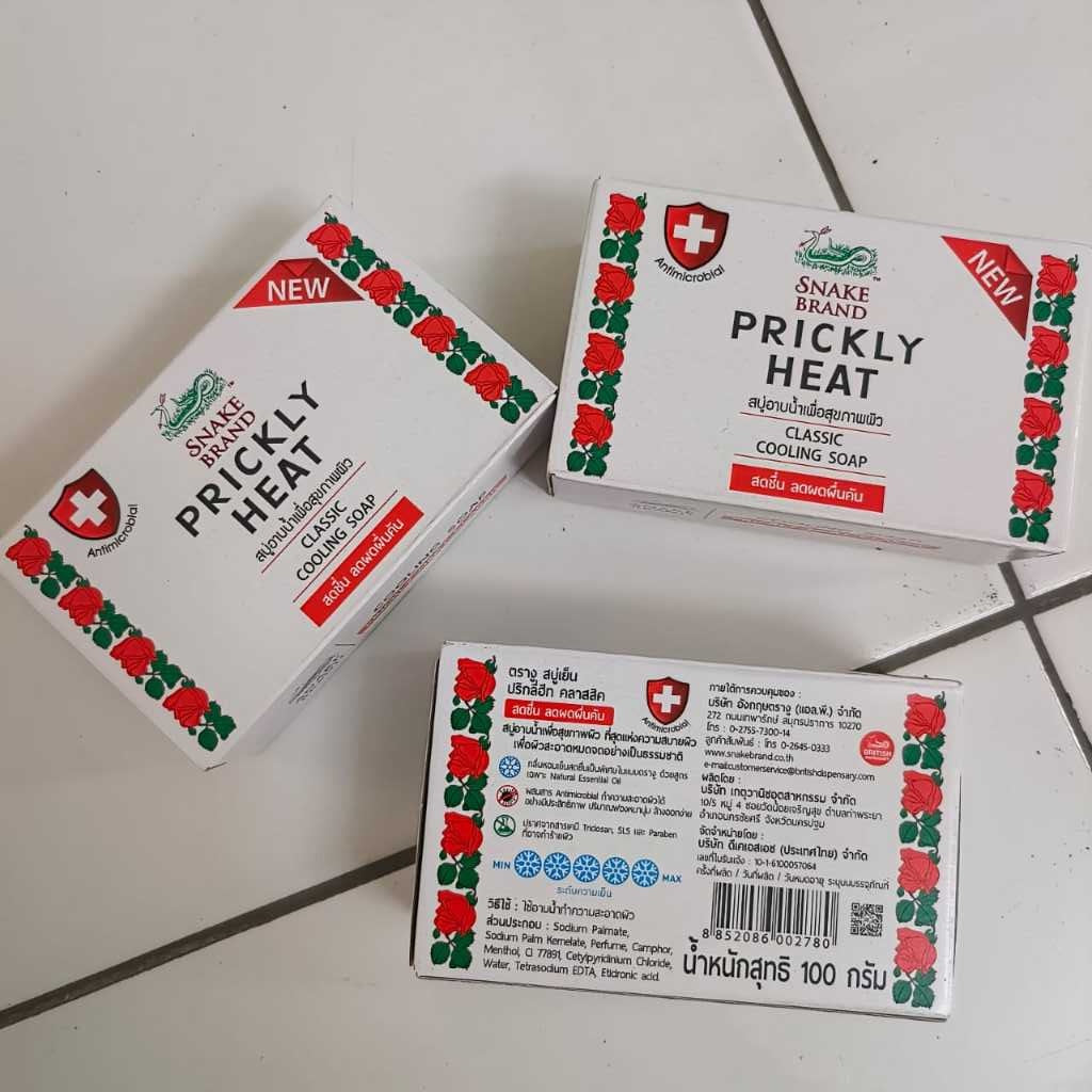 Snake Brand Prickly Heat Soap 100g
