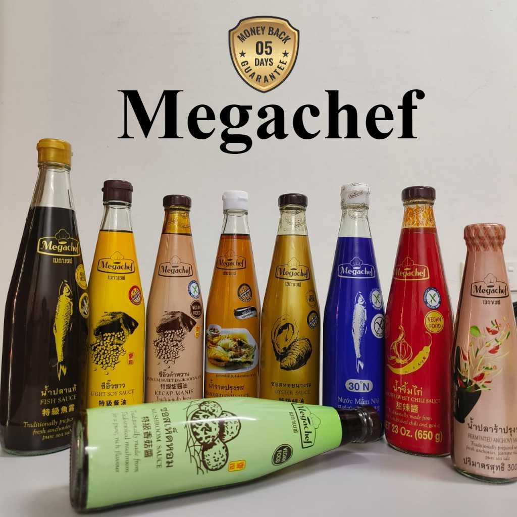 Megachef Oyster Sauce Megachef Fish Sauce Siam Megachef Fish Sauce Thailand Megachef Seasoned Fish Sauce