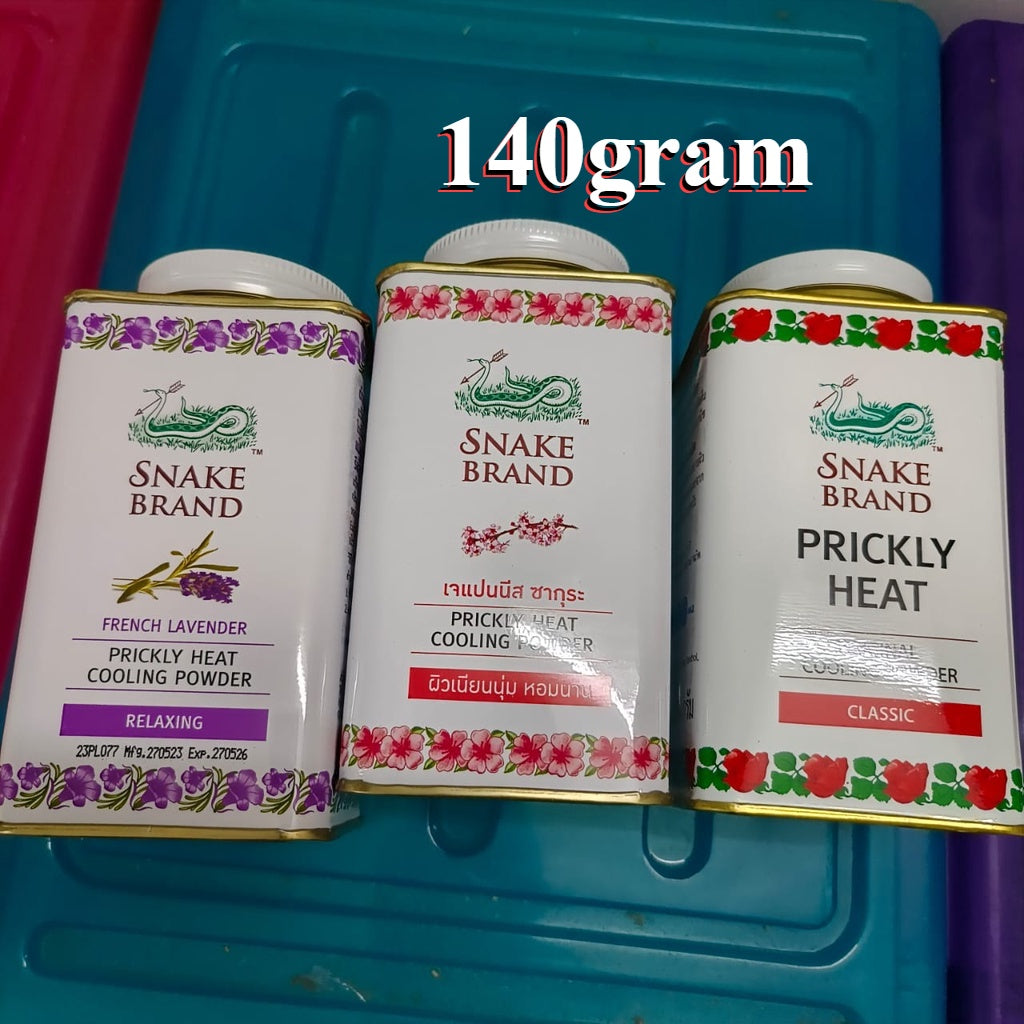 Original Thailand Snake Brand Prickly Heat Cooling Powder 泰国蛇粉