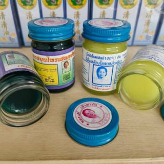 60g 泰国金油膏 青油膏 Thailand Yellow Balm Medicated Minpure
