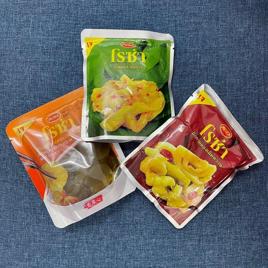 Roza Pickled Lettuce 泰国露莎士香菜心腌菜