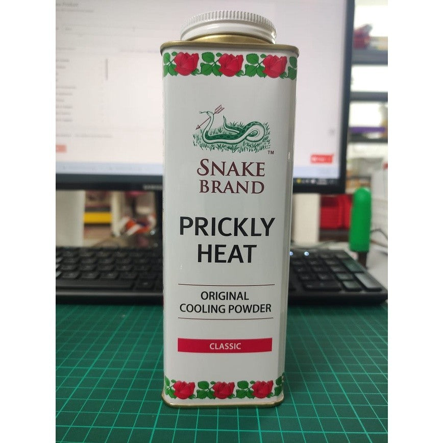 泰国蛇牌爽身粉 280gram Thailand Snake Brand Prickly Heat Cooling Powder Bedak Gatal Snake Brand Herbaceutic Cold Powder