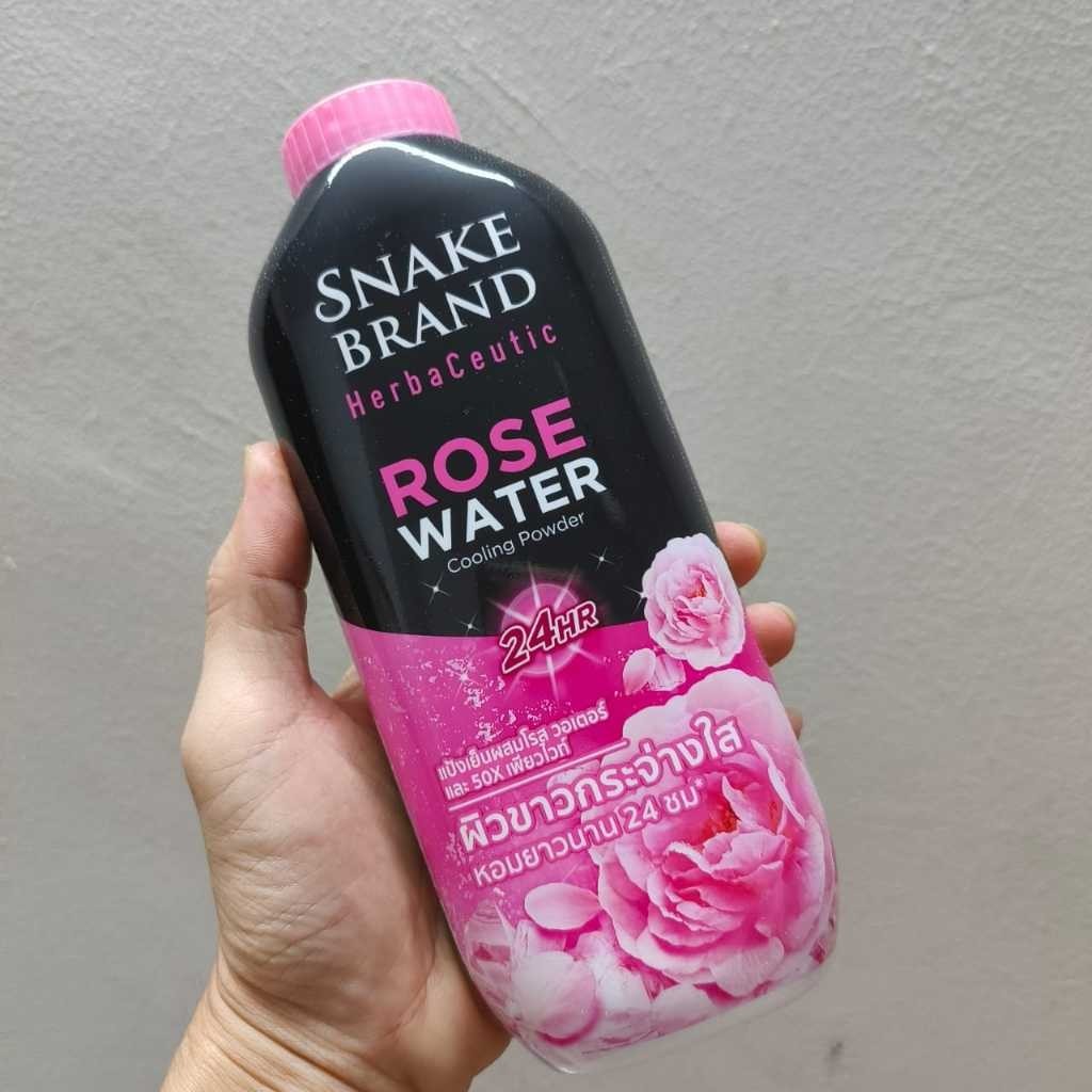 泰国蛇牌爽身粉 280gram Thailand Snake Brand Prickly Heat Cooling Powder Bedak Gatal Snake Brand Herbaceutic Cold Powder