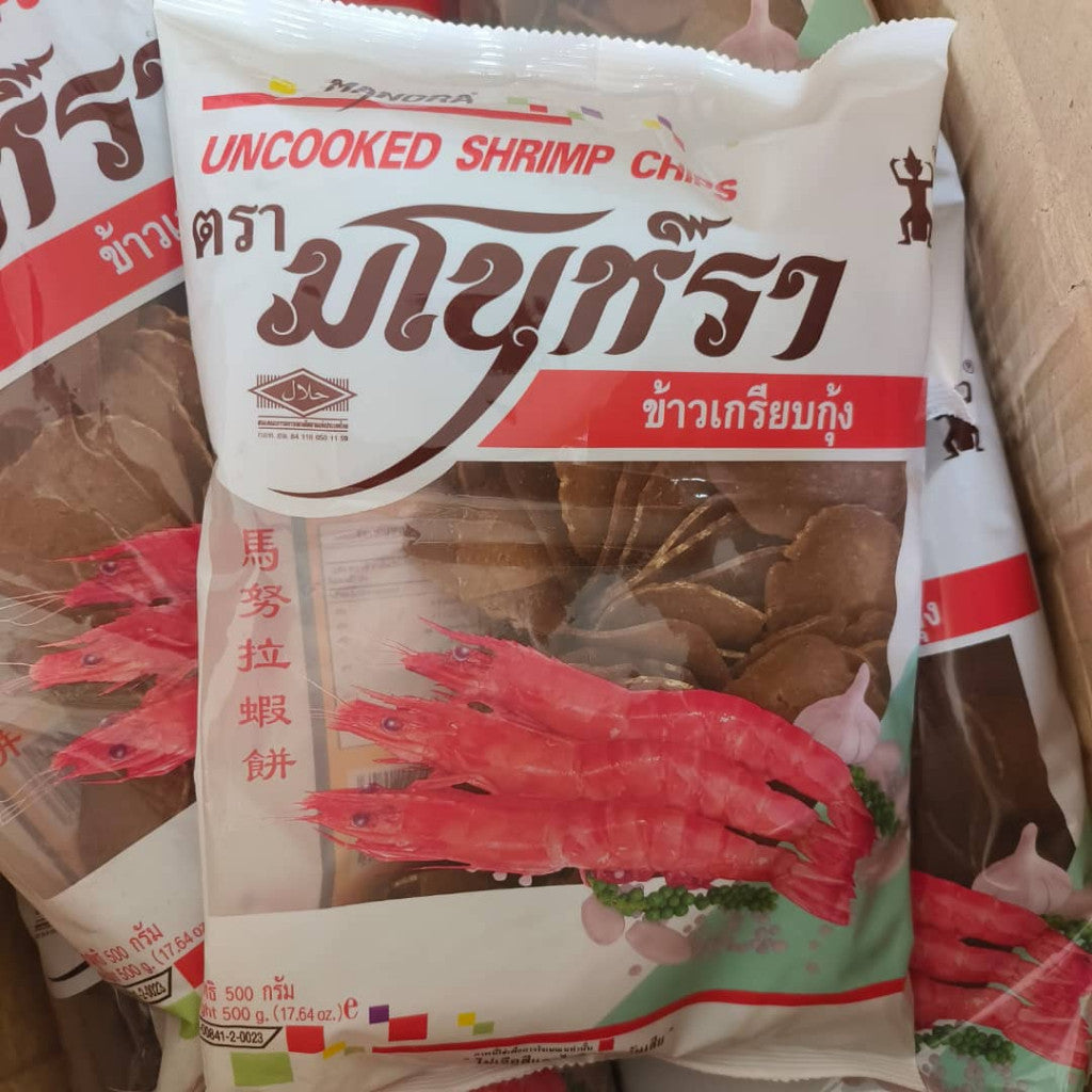 马努拉虾饼 500gram Manora Uncooked Shrimp Chips