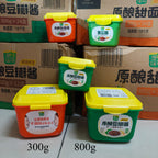 300gram 800gram 欣和葱伴侣甜面酱 六月鲜香黄豆酱 欣和葱伴侣六月香豆瓣酱 甜面酱 六月香黄豆酱