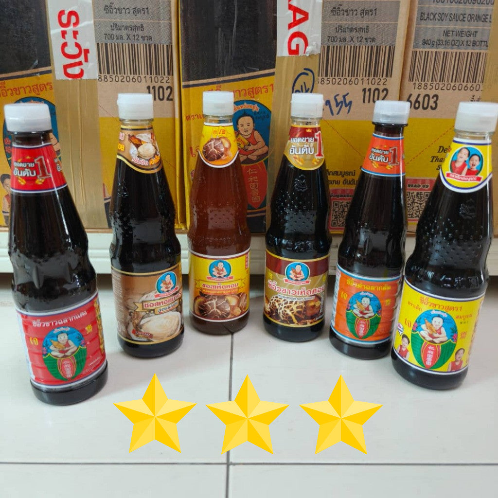 泰国仁和园酱油 肥儿标仁和园酱油 Healthy Boy Brand Kicap Soybean Paste Healthy Boy Deksomboon